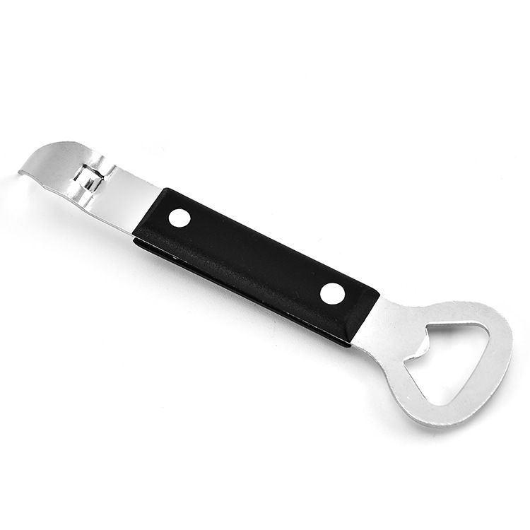Can Opener Manual, Little Cook Stainless Steel Can Punch Bottle Opener — image 1
