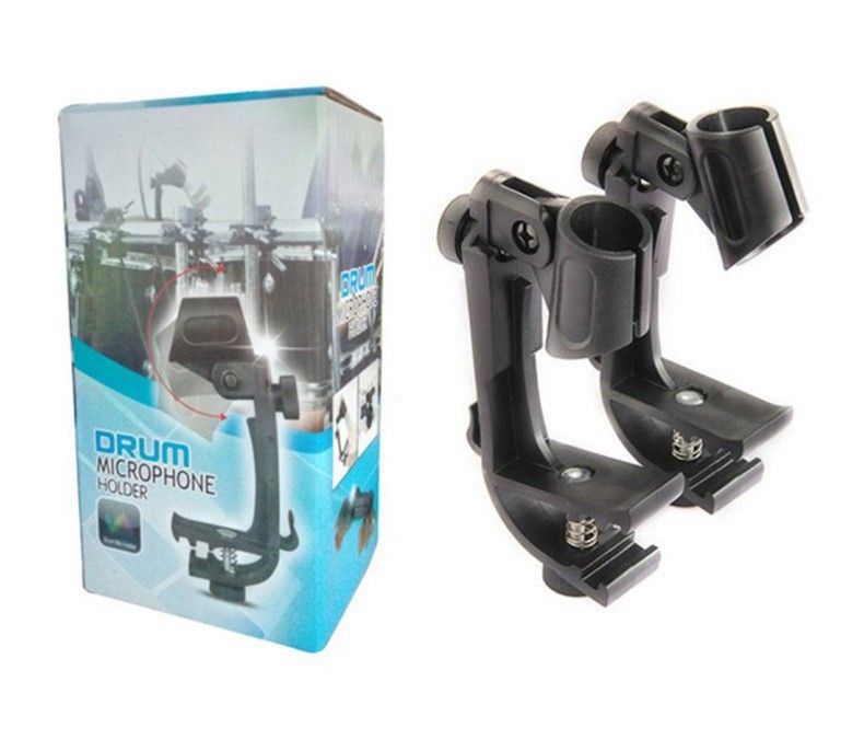 Drum Microphone Clip Adjustable Drum Microphone Mount Clamp (Pack of 2) view 5