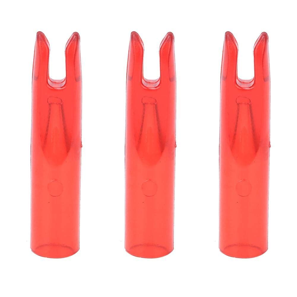 Archery Arrows Nocks for 6mm Shaftment Hunting Target Shooting 15Pcs Red view 5