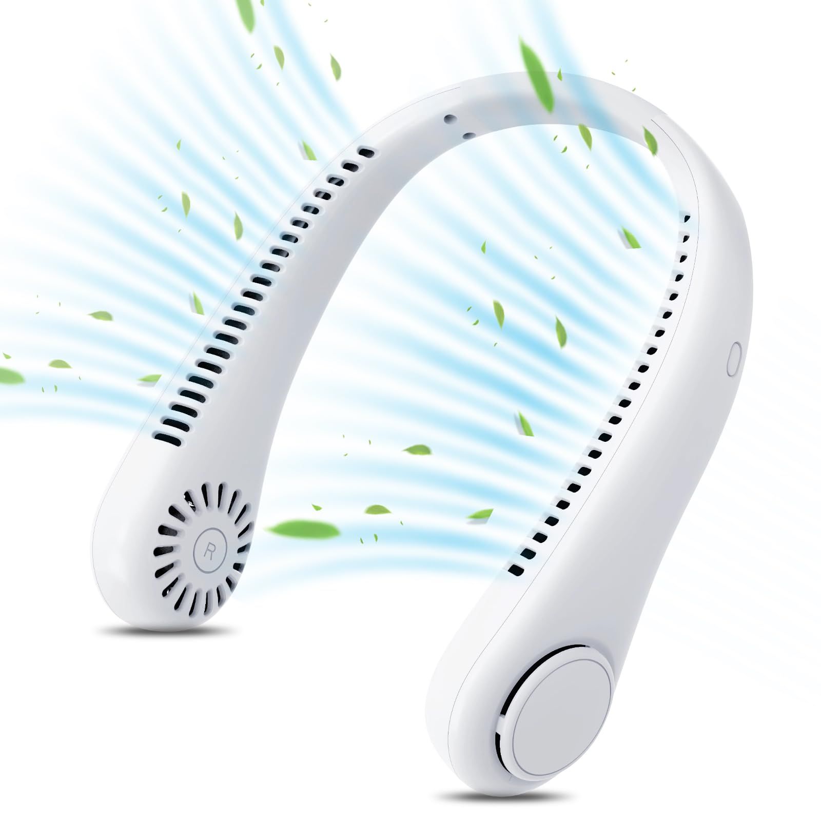 3 Portable Neck Fan, Rechargeable Free Bladeless Portable Mini Fans, Free — image 1