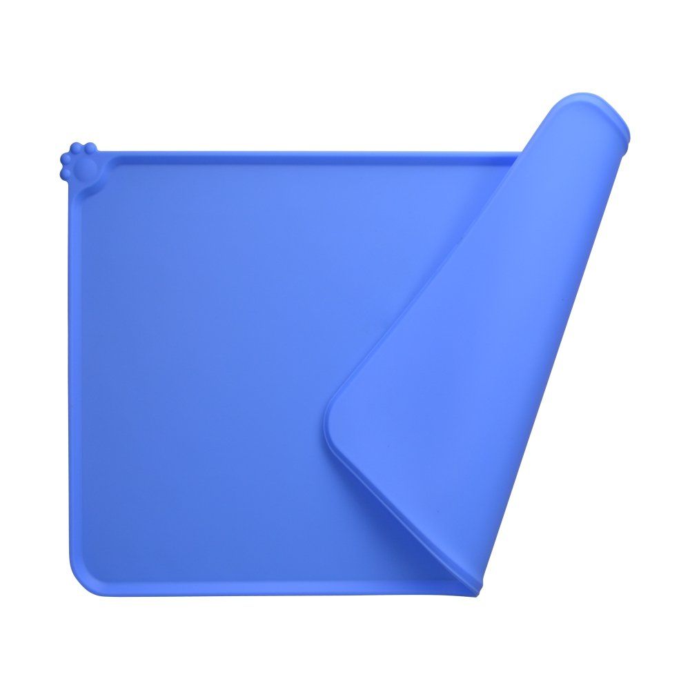 Dog Food Mat, Silicone Dog Cat Bowl Mat, Non Slip Pet Feeding Mat Waterproof — image 1