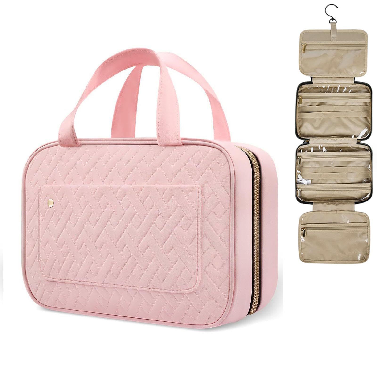 Portable Makeup Bag with Hanging Hook
