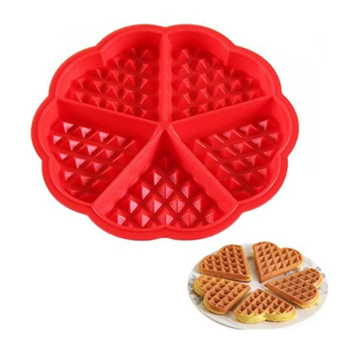 1PC Cavity Waffle Silicone Molds Baking Mould Pan DIY Bakeware Tool Nonstick view 3