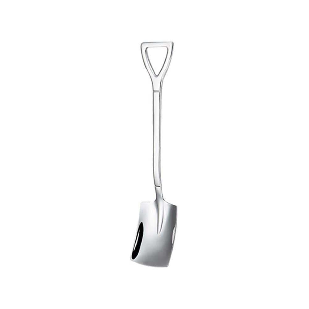 Kitchen Spoons Stainless Steel Shovel Shape Spoon Pointed Spoon-Cake Dessert view 4
