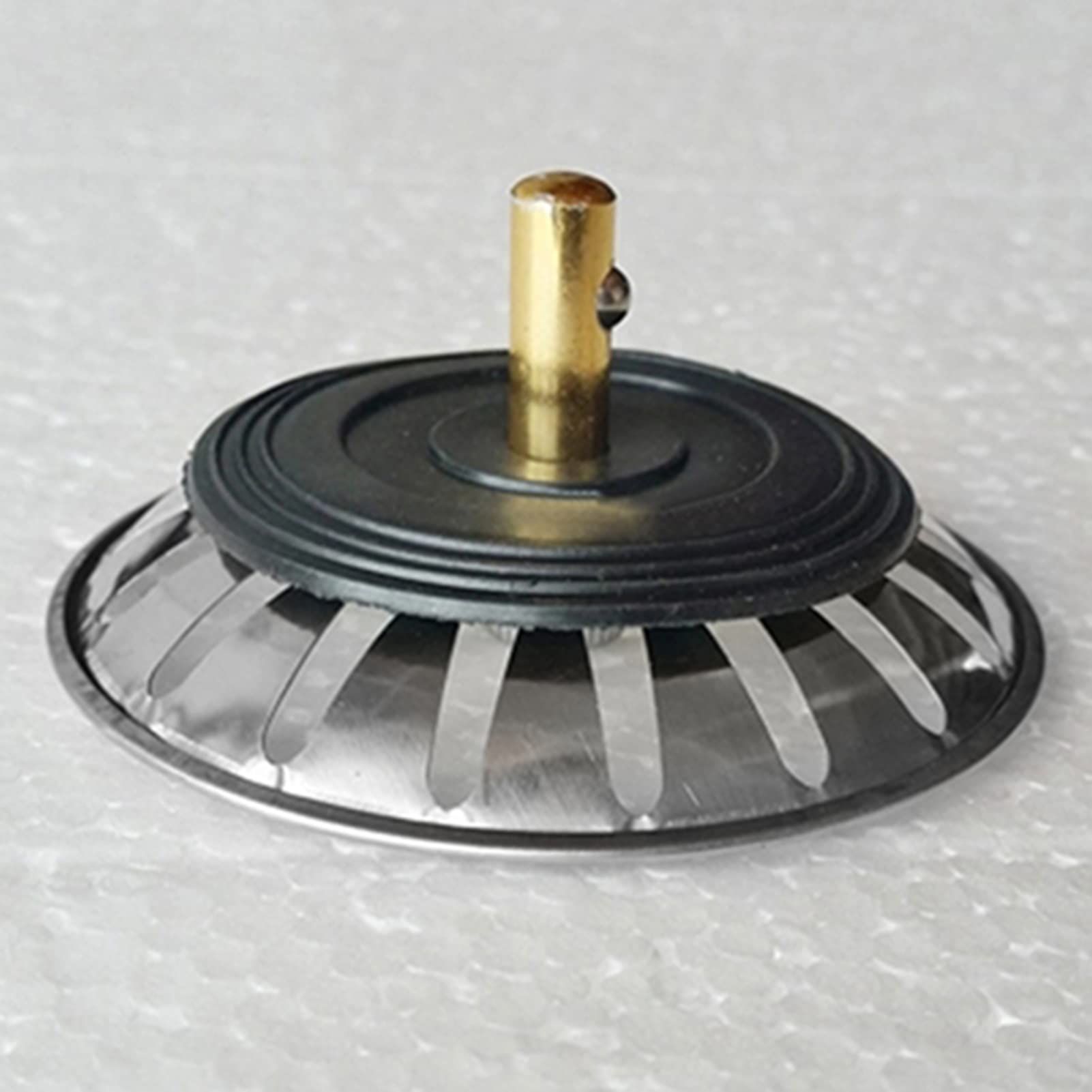 Kitchen Sink Strainer and Stopper Combo Basket Replacement for Standard Drain view 5