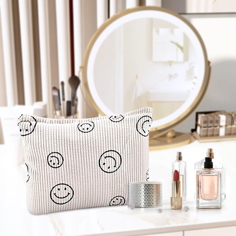Smiling Face Makeup Bag for Women view 2