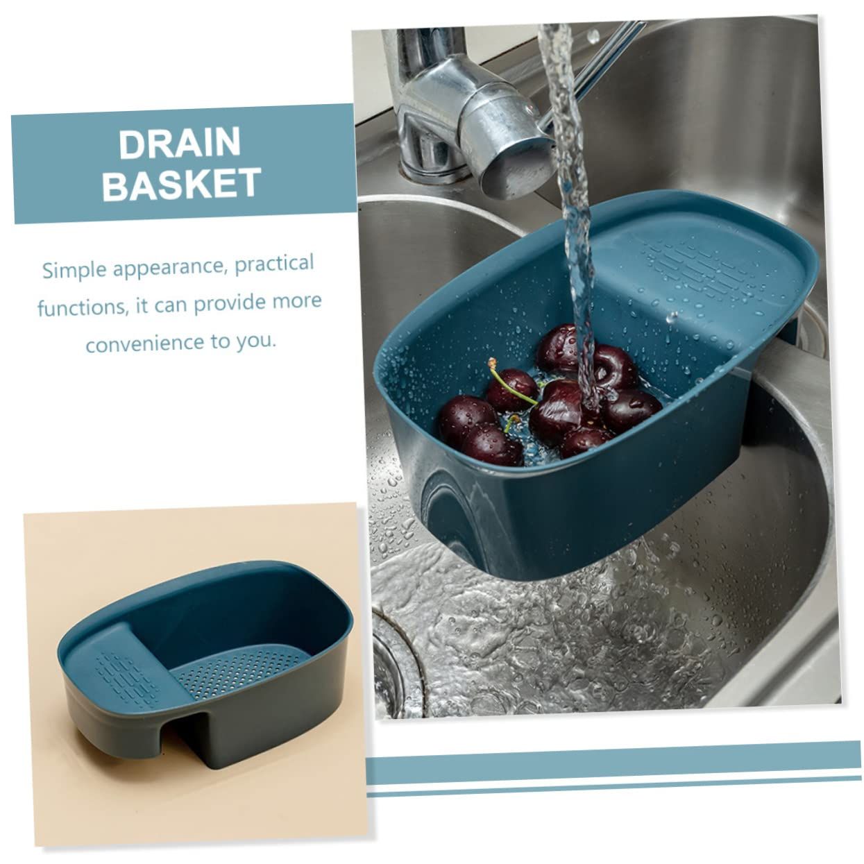 Drain Basket Sink strainers for Kitchen Sink Drainage Food Catcher Sink Drain view 5