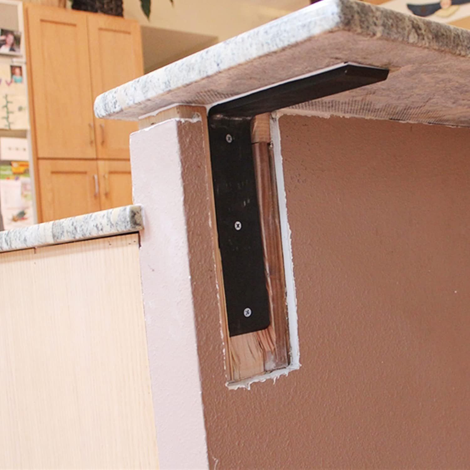 2 PCS Countertop Support Bracket Heavy Duty Countertop Hidden Bracket Bracket view 4