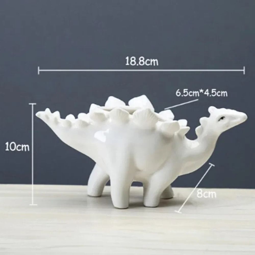 2PCS，Dinosaurl Shaped Planter Small Succulent Pot Small Succulent Pots with view 4