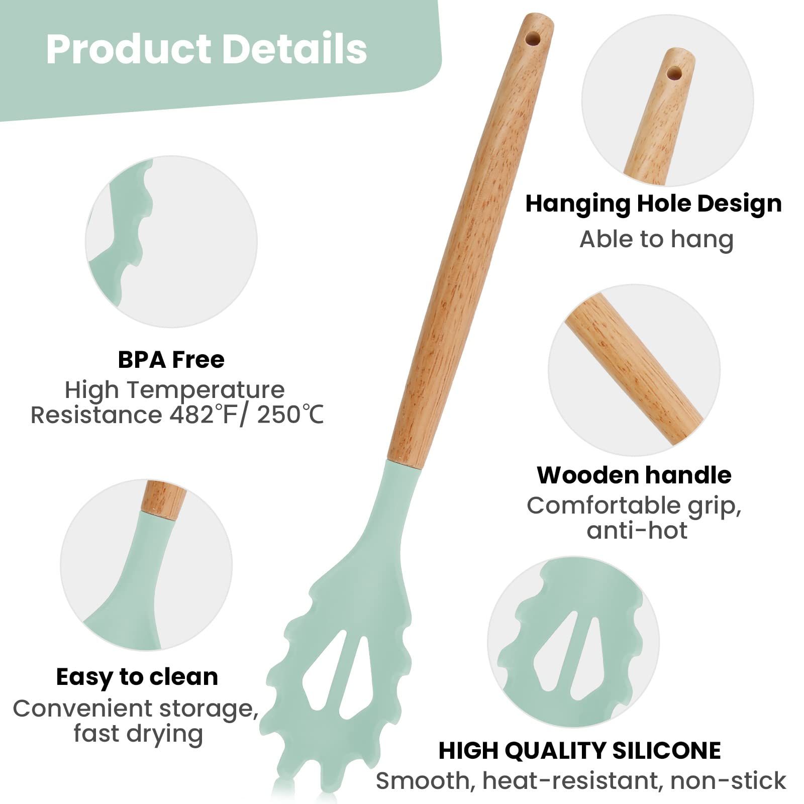 Silicone Spaghetti Spoon view 5