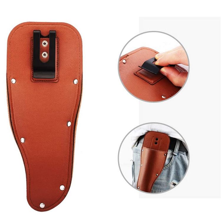 Garden Pruner Sheath, Pruner Holster, Premium PU Leather Holster Protective view 2
