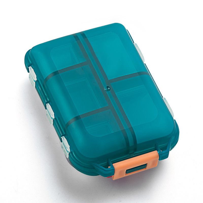 1Pack Travel Pill Organizer - 10 Compartments Pill Case view 3