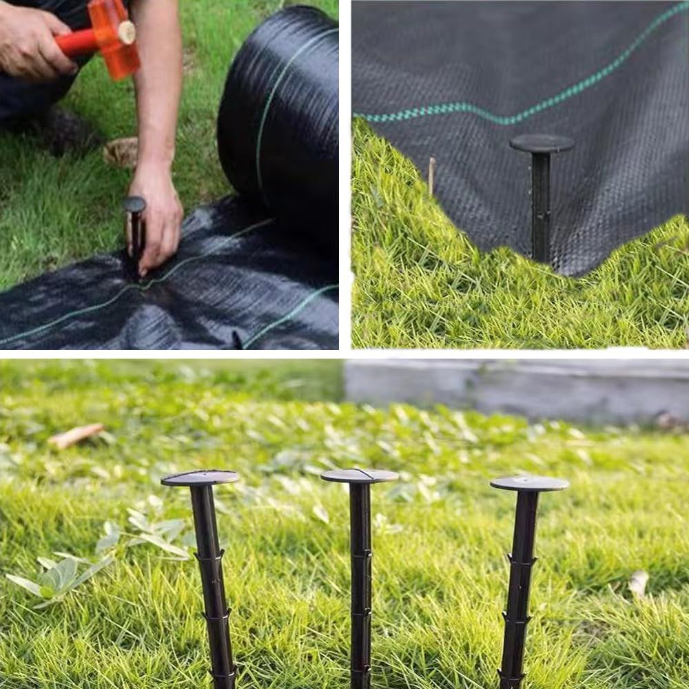 10 Pcs 6.3 Inch Plastic Landscape Staples view 3