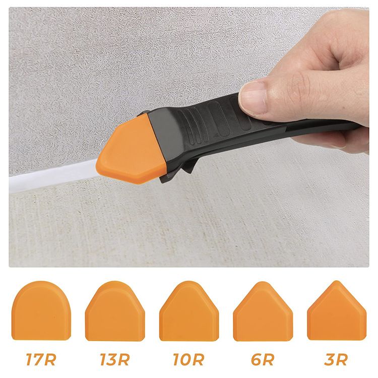 Silicone Caulking Tools, 4 in1 Silicone Sealant Finishing Tool, Dried Caulk view 2