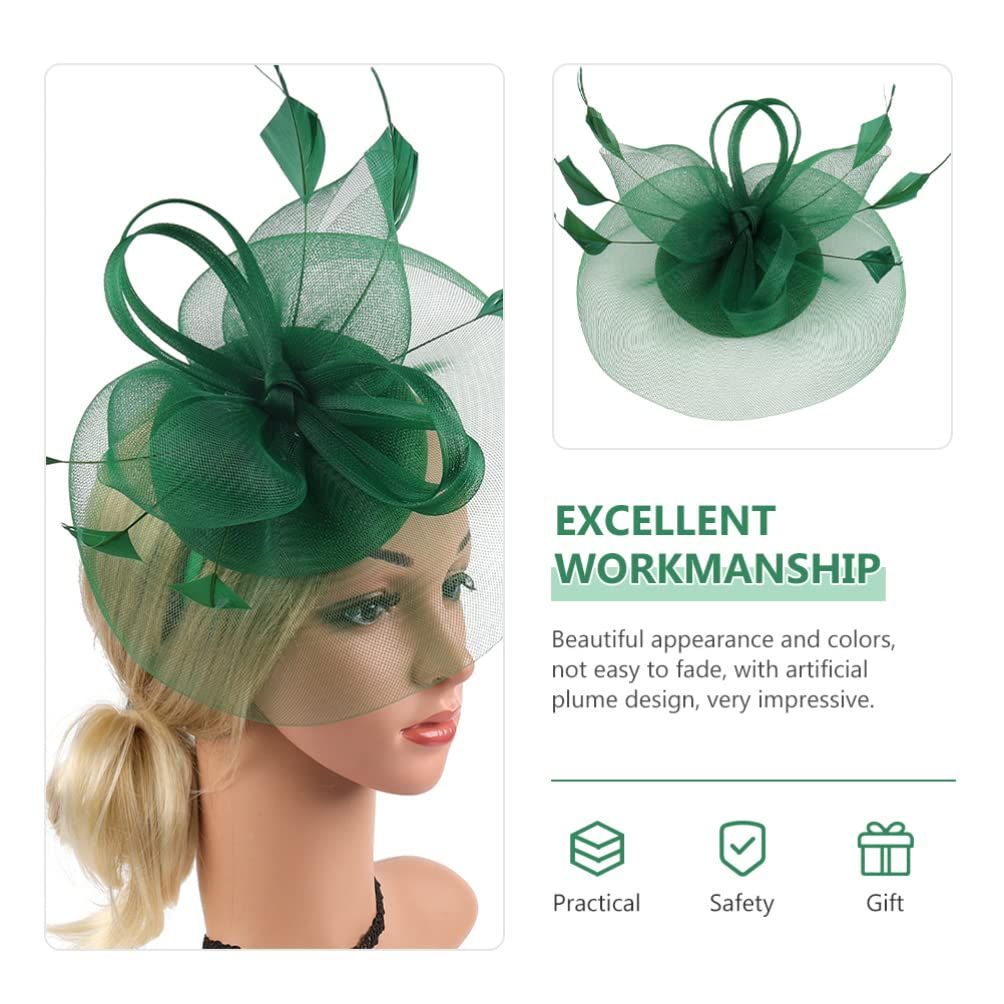 Fascinator Hats for Women Tea Party Headband Headwear Wedding Cocktail view 2