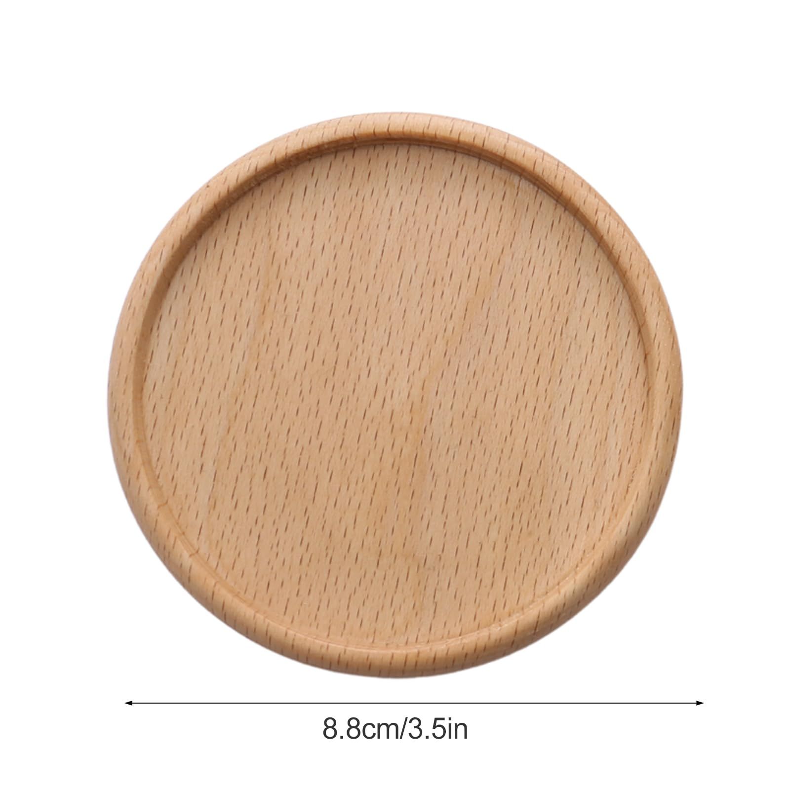 8.8 cm Durable Wooden Coasters view 5