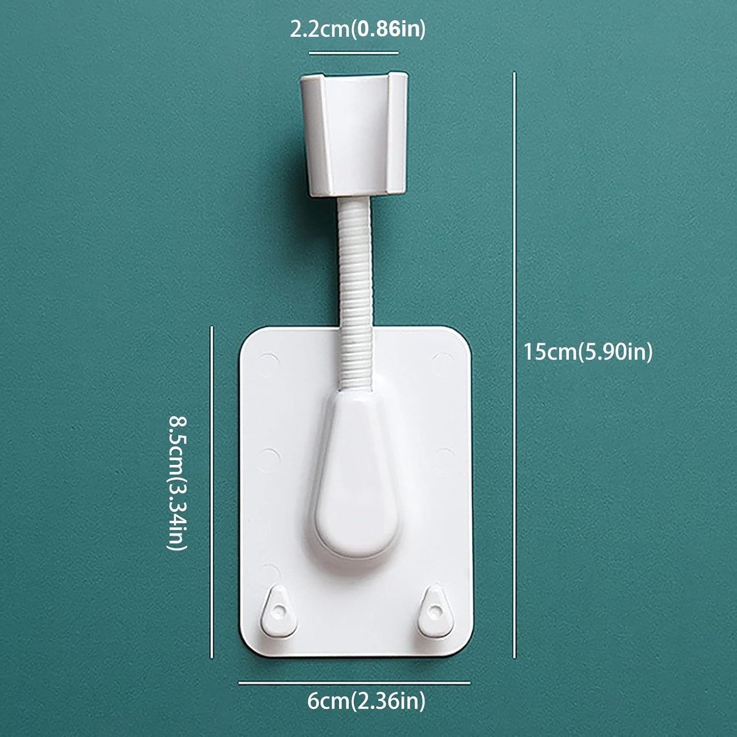 Wall Mounted Mop Clip Mop Clip Self Adhesive No Drill Mop Holder Non Slip view 4