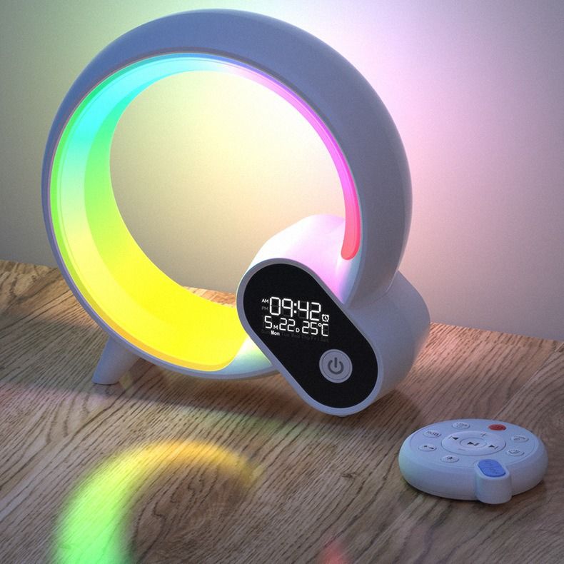 Night Light for Baby, Bedside Ambient Lamp with 15 White Noise, 12 Varicolored view 2