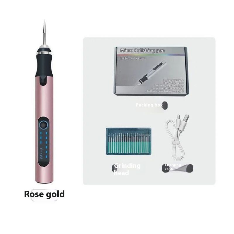 Electric Engraving Pen Efficient Rechargeable Grinding Kit for Nail Art view 5