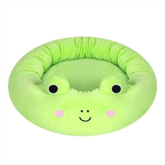 15.7-Inch Wend Frog Pet Bed - Small Official Squishmallows Plush Pet Bed