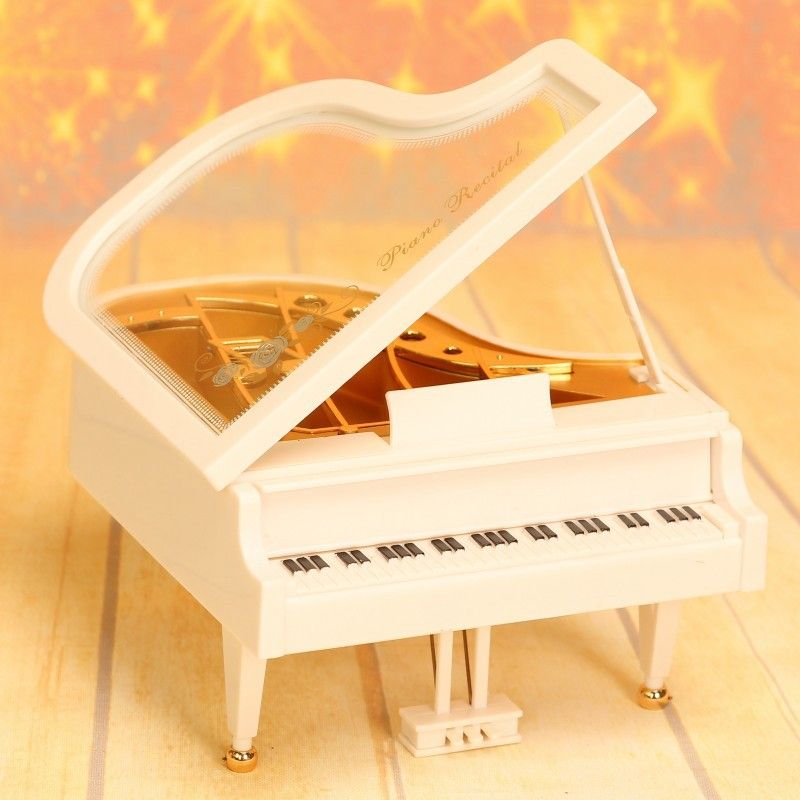 Piano Music Box, Wind Up Musical Boxes, Classical Music Box for Girls Birthday view 2