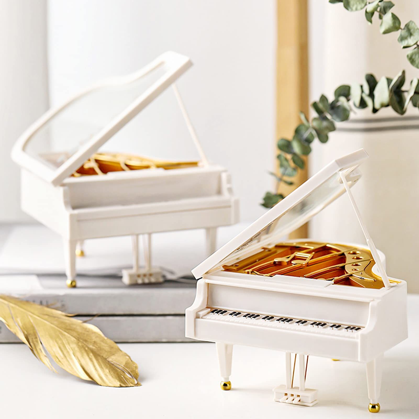 Piano Music Box, Wind Up Musical Boxes, Classical Music Box for Girls Birthday view 4