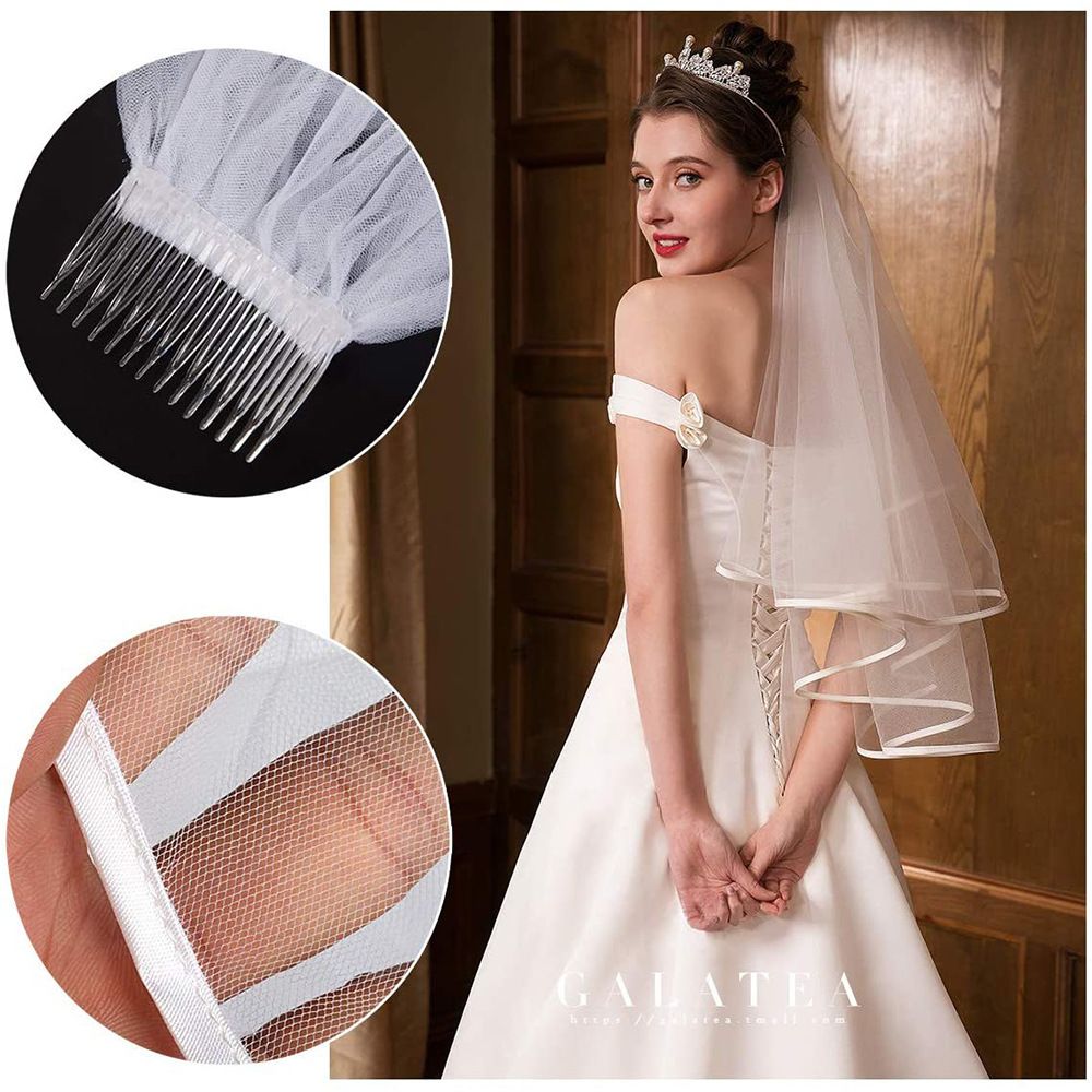 Bride to Be Set, ride to Be Sash & Headband Shoulder Length Veil Bachelorette view 3
