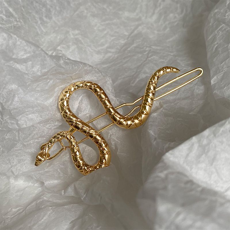 2 pcs Snake Hair Clip Vintage Decorative Metal Hair Pins for Women and Girls — image 1