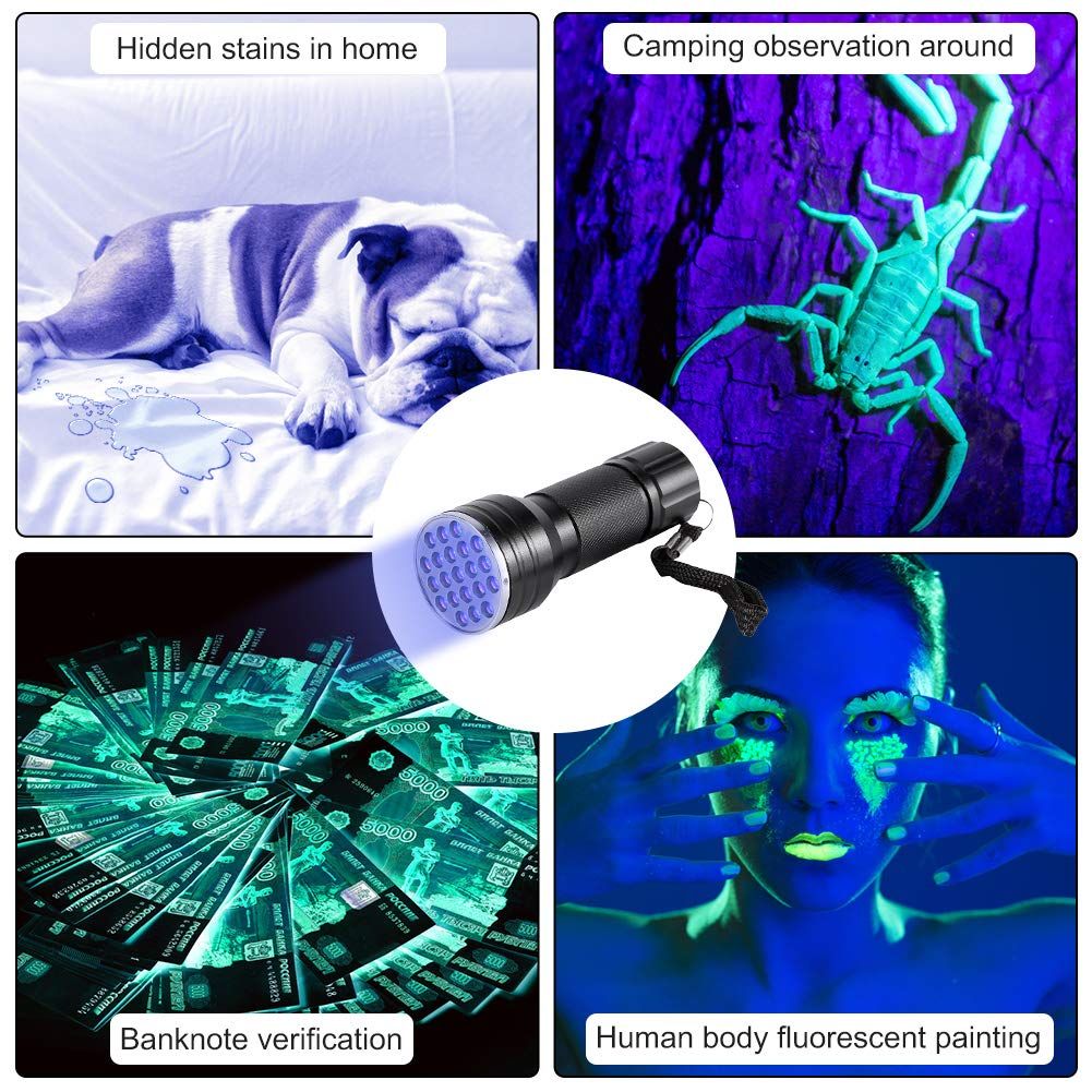 UV Flashlight Black Light view 3