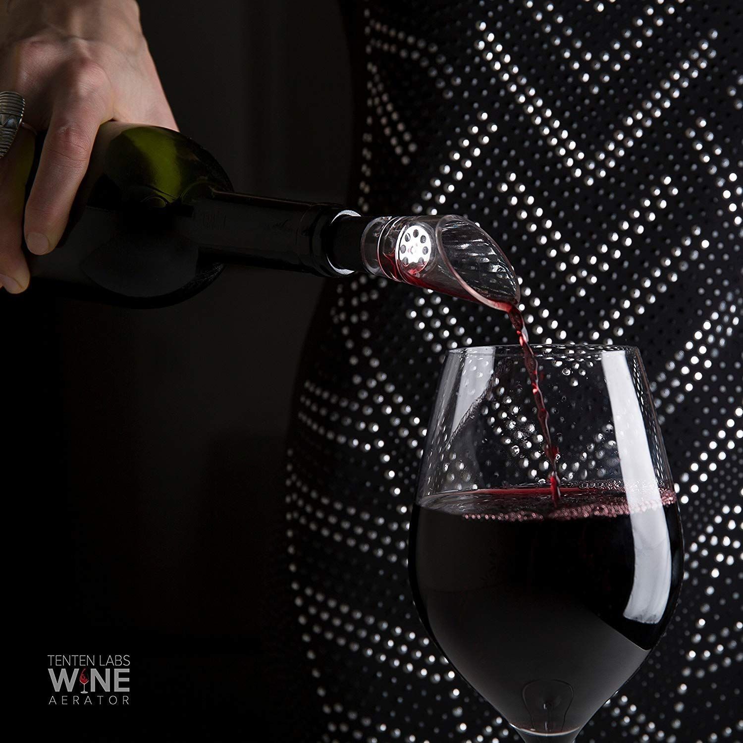 Wine Aerator Pourer - Premium Aerating Spout and Decanter Set - No Drip and No view 5