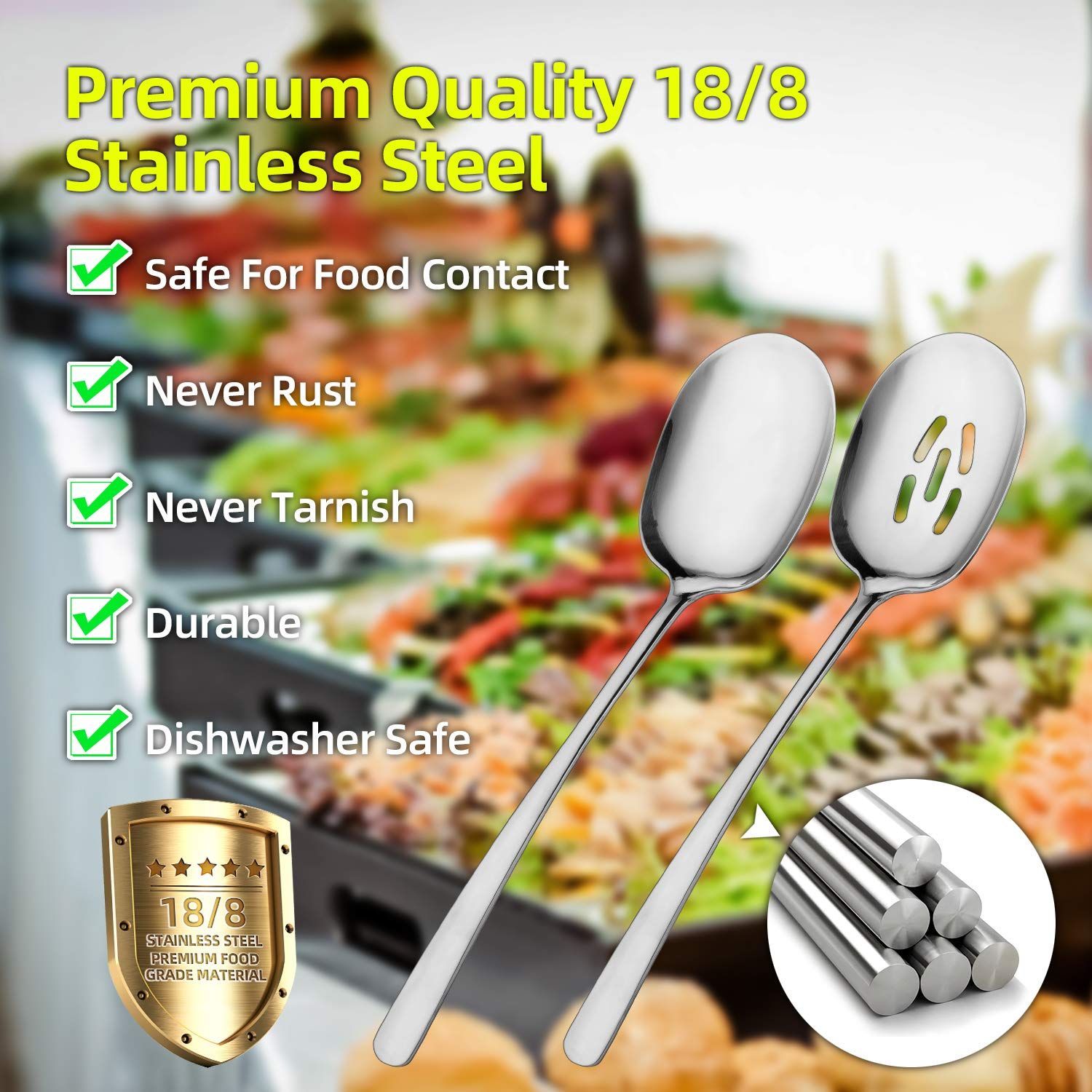 2 PCS Serving Spoons Set view 3
