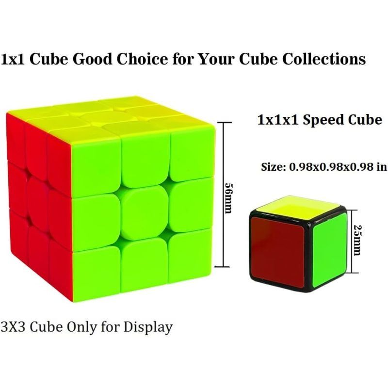 1x1x1 Cube Dice 1x1 Magic Cube Puzzle view 2