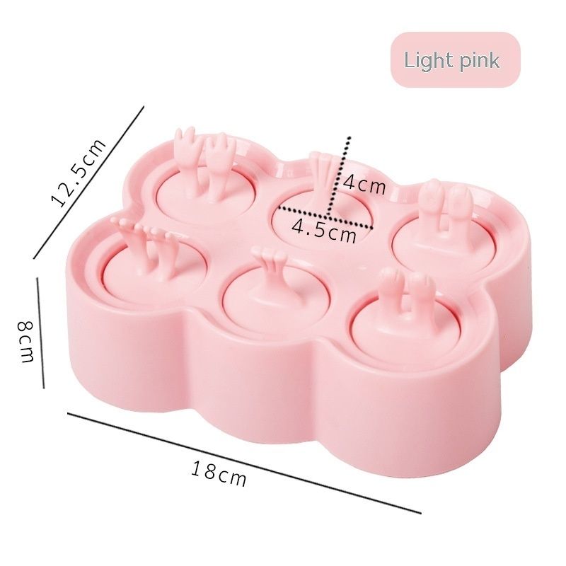 Mini Popsicles Molds for Kids Baby Cute Animal Shapes 6 Pieces Ice Pop Maker view 4