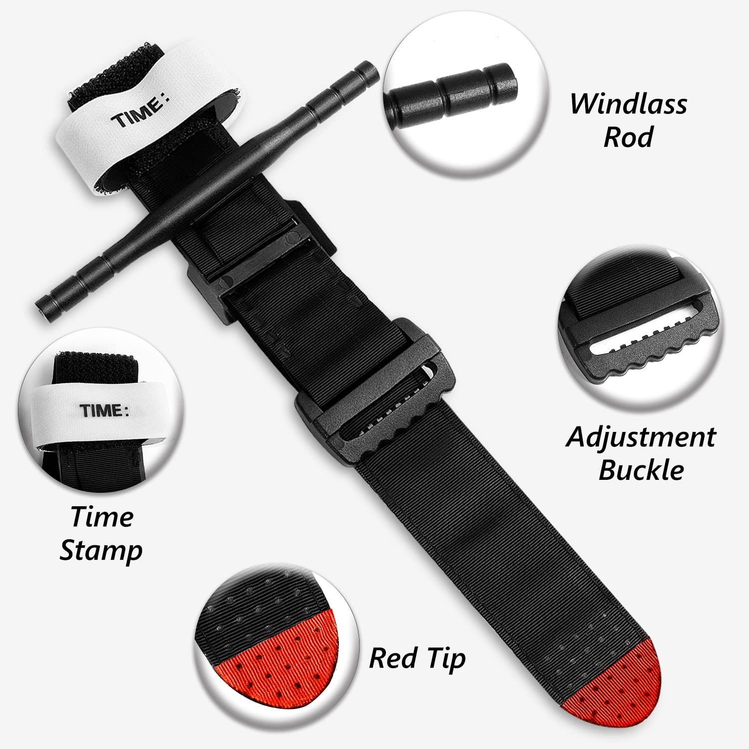 Tourniquets, Military Emergency Tourniquets for Combat, Tactical Hemostatic view 2