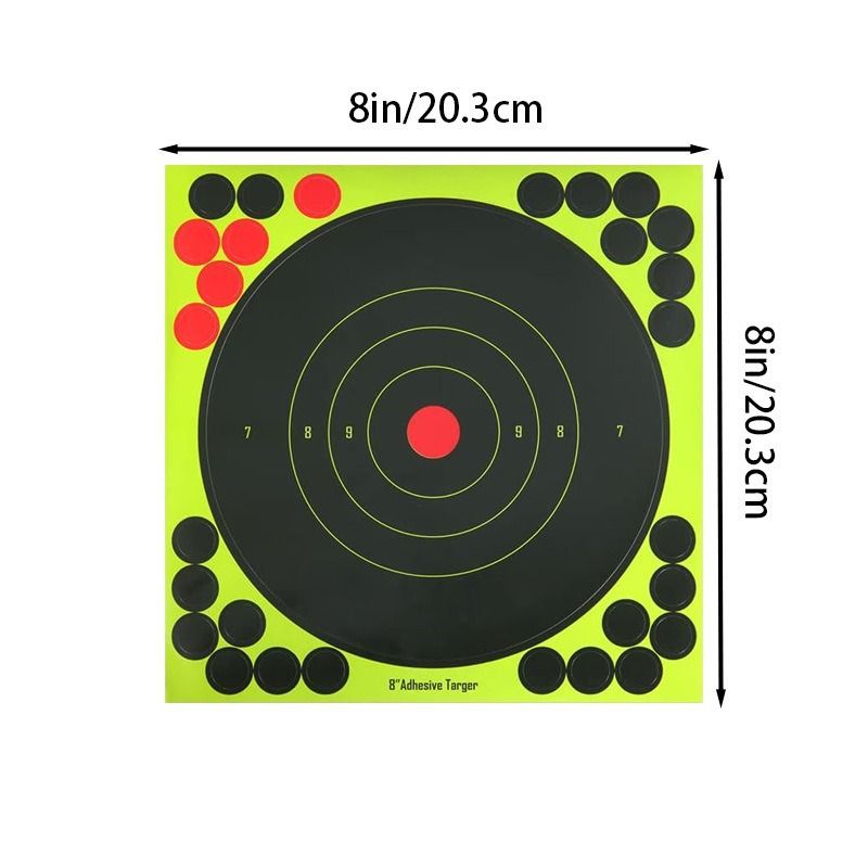 Shooting Targets 20 Pcs Target Paper Splatter Targets Sticks for Hunting view 4