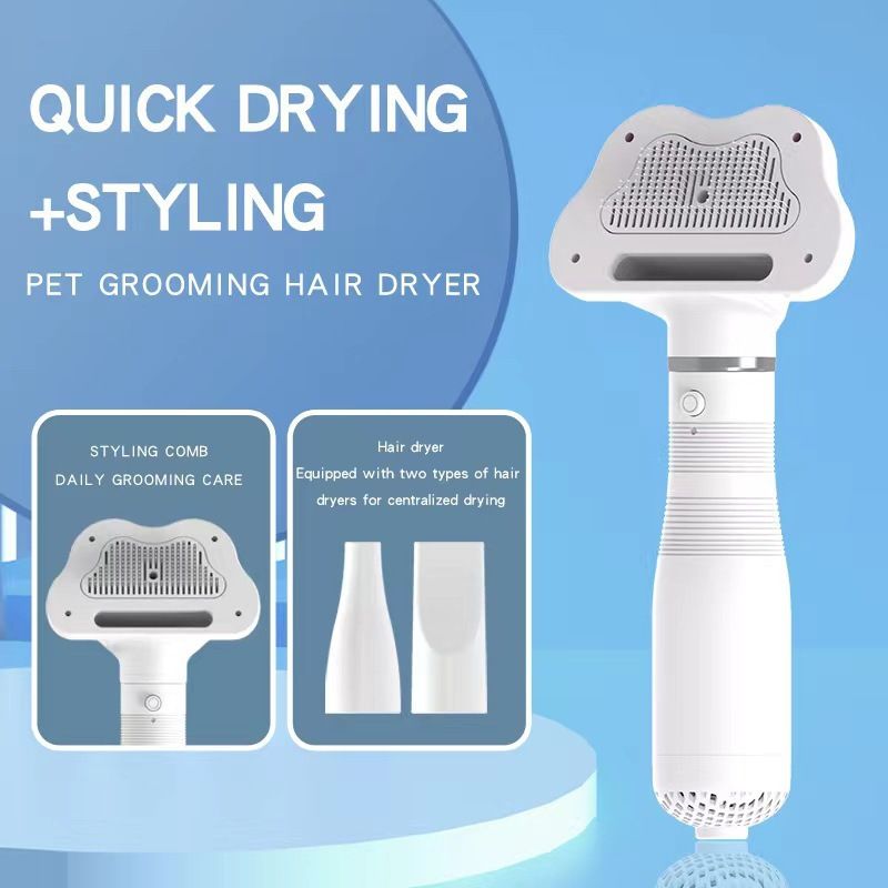 Pet Hair Dryer with Brush view 2