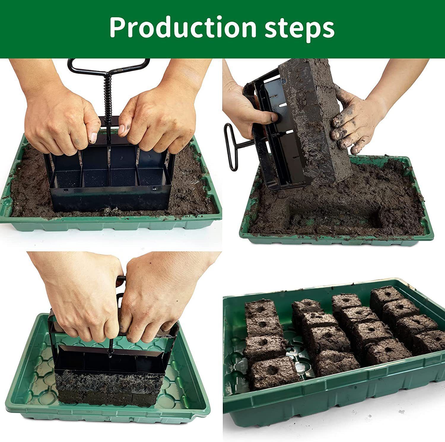 Soil Blocker with Comfortable Handle view 4