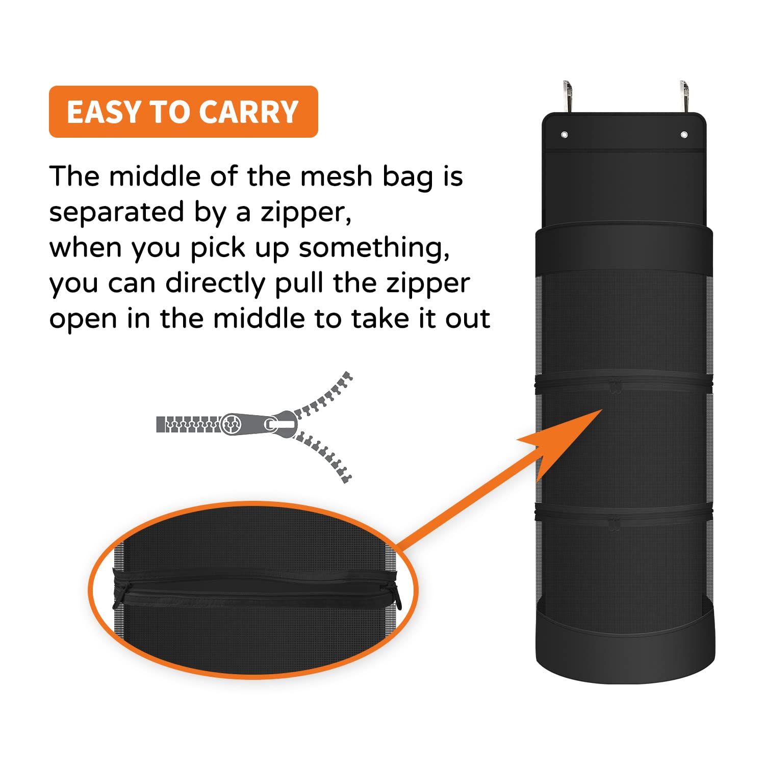 Hanging Organizer, Over The Door Hanging Sports Equipment and Ball Storage