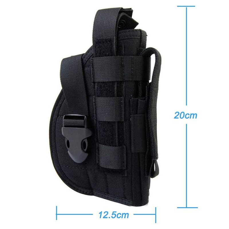 Universal Tactical Gun Holster Right Pistol Holster Combat Airsoft Waist Belt view 4
