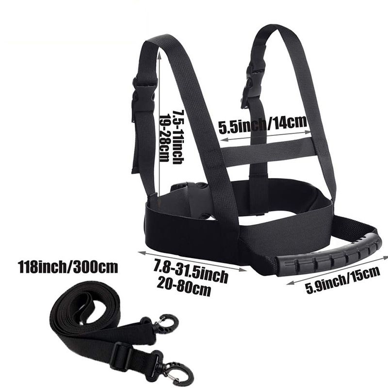 Ski training safety belt Snowboard Harness Ski Training Belt Toddler Balance view 3