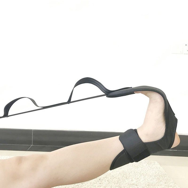 Yoga leg and foot stretches view 3