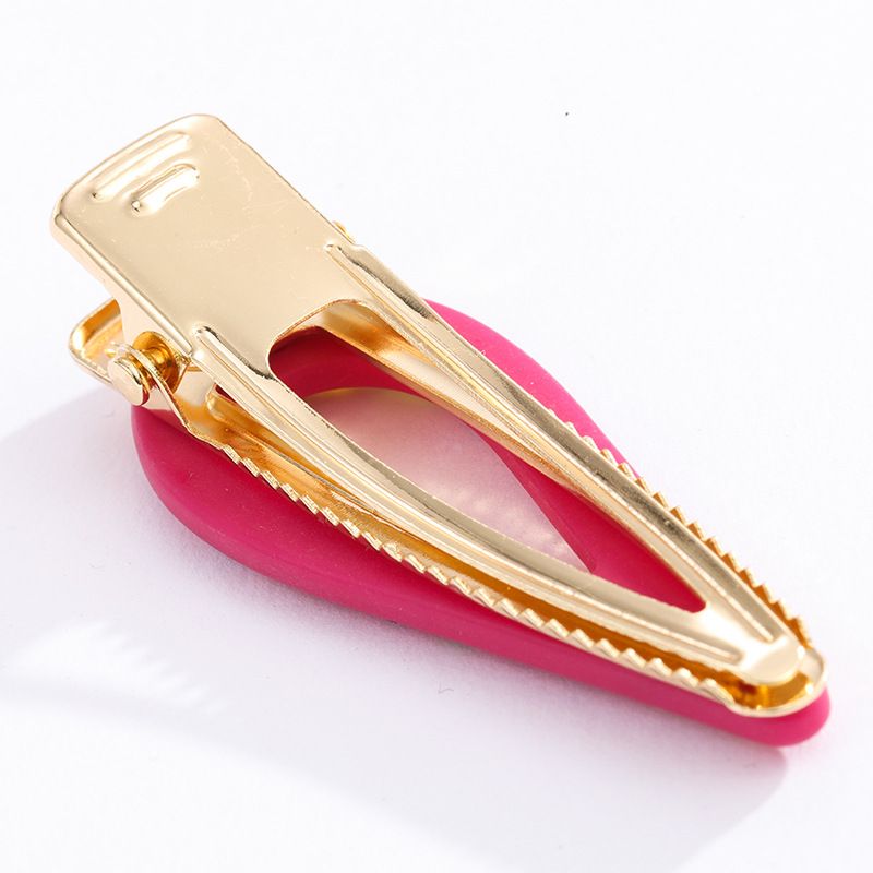 2 women's candy-colored Christmas style diamond-encrusted vintage hairpin view 2