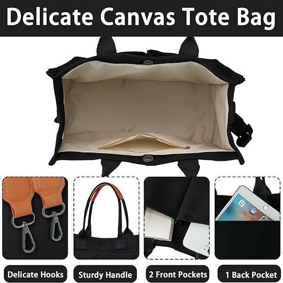 Fashion Canvas Crossbody Bag-Canvas Bag for Women view 2
