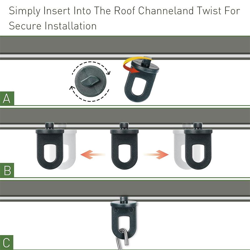 Greenhouse Hooks Hanger Greenhouse Twist Clips Greenhouse Fixing Clips with view 2