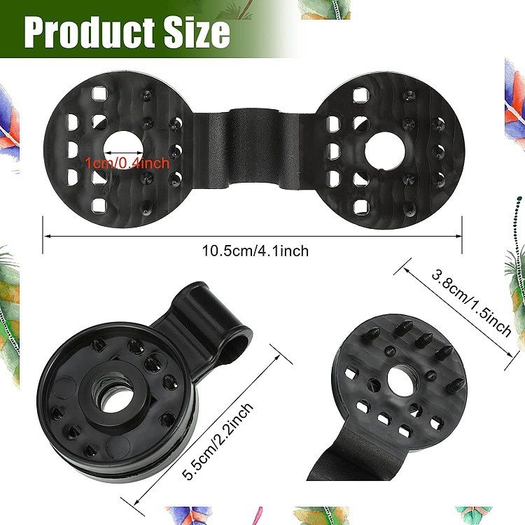 30 Pieces Round Shade Cloth Plastic Clips Sunshade Net Fixing Clip Attachment — image 1