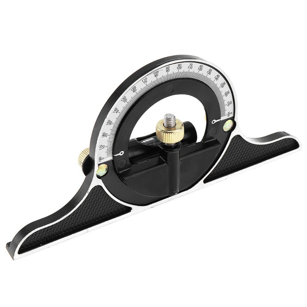 12" Adjustable Sliding Combination Square Ruler & Protractor Level Measure view 2