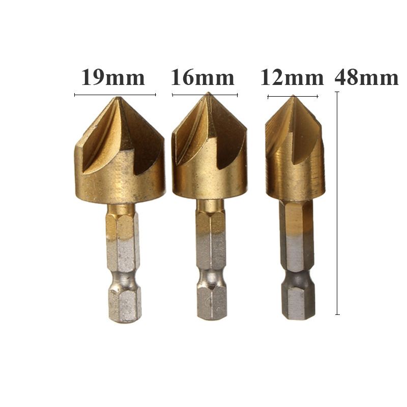 Set of 6 Pcs-Countersink Drill Bit view 4