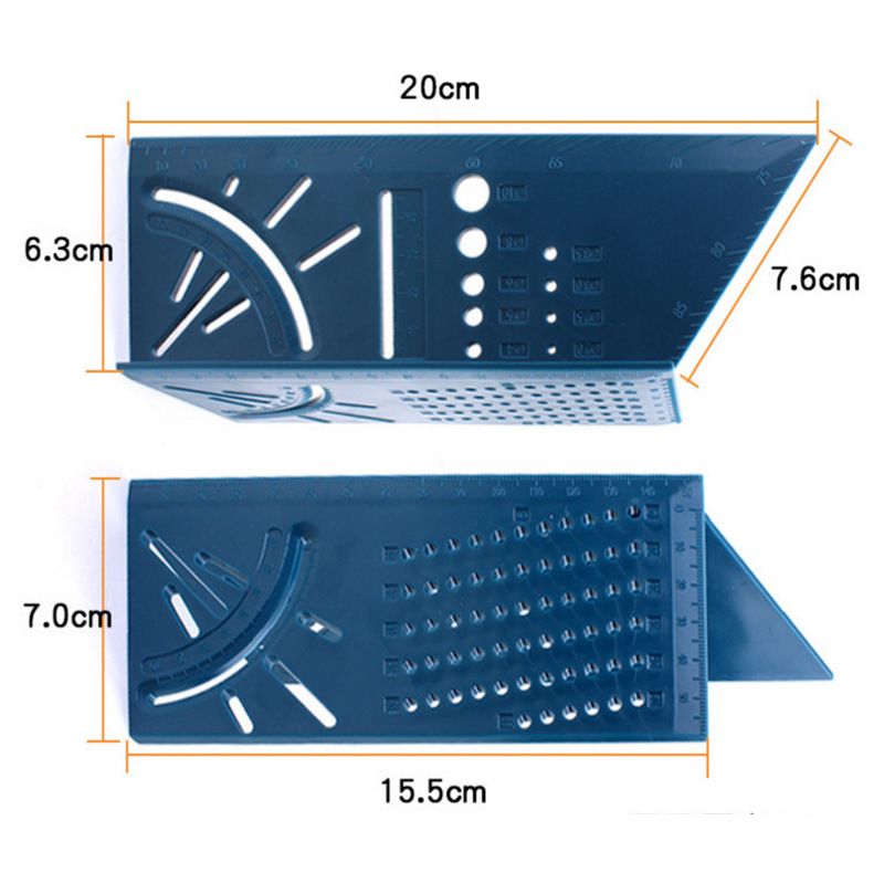 Precision Woodworking Tools Woodworking Scribe Mark Line Gauge T-Type Ruler 3D view 2