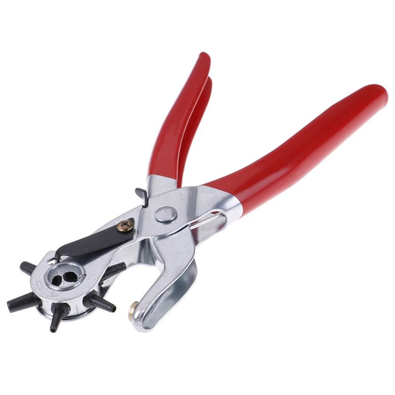 Leather Hole Punch Tool Set Heavy Duty Revolving Leather Belt Hand Hole — image 1