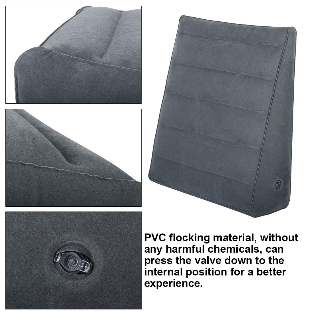 Inflatable Wedge Pillow - Fast Inflating/Deflation Through The Valve view 4